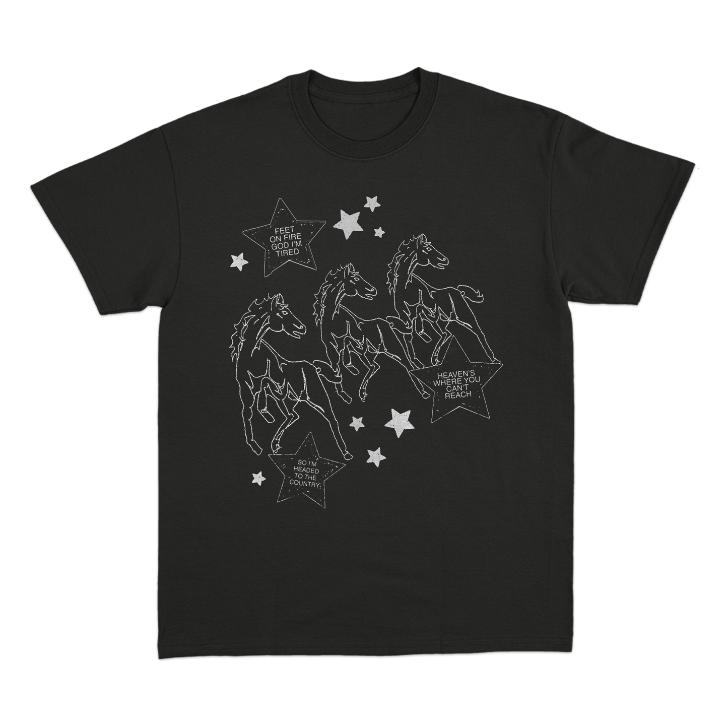 Black Horses Tee